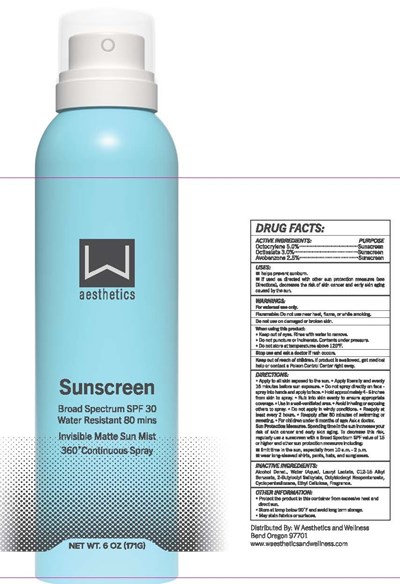 Sunscreen (W Aesthetics Sunscreen)